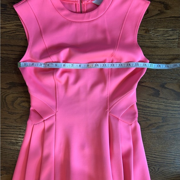 Ted Baker Mitton Fit & Flare Pink Skater Preppy Cocktail Night Out Dress Sz 2 - Picture 13 of 14